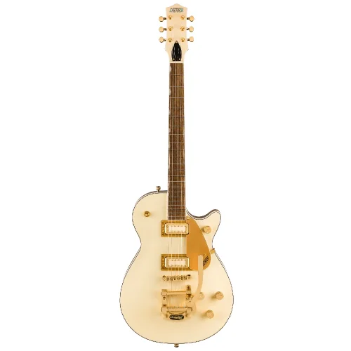 Gretsch Electromatic Pristine LTD Jet Singlecut Bigsby Laurel Klavye White Gold Elektro Gitar
