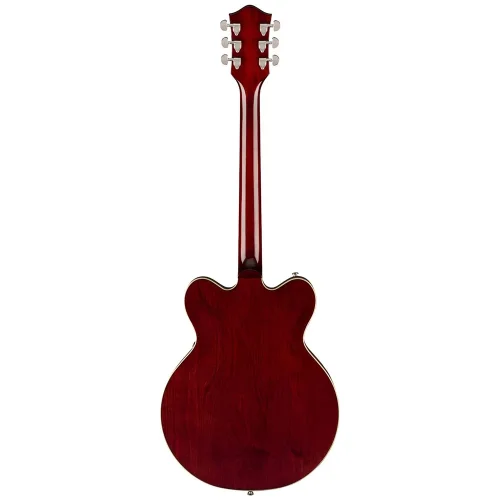 Gretsch G2604T Limited Edition Streamliner Rally II Center Block with Bigsby Laurel Fingerboard Two-Tone Oxblood/Walnut Stain Elektro Gitar