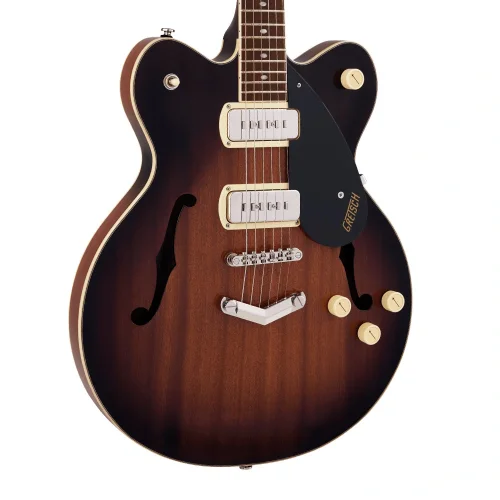 Gretsch G2622-P90 Streamliner Center Block Double-Cut P90 w/V-Stoptail Laurel Klavye Havana Burst Elektro Gitar