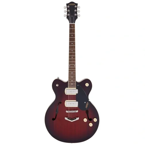 Gretsch G2622-P90 Streamliner Center Block Double-Cut P90 w/V-Stoptail Laurel Klavye Claret Burst Elektro Gitar