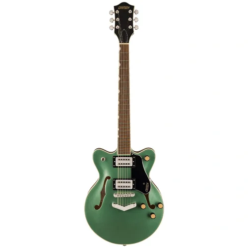 Gretsch G2655 Streamliner CB JR DC Steel Olive Elektro Gitar