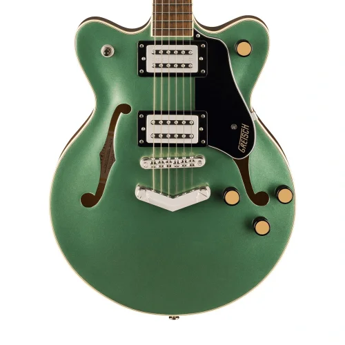 Gretsch G2655 Streamliner CB JR DC Steel Olive Elektro Gitar