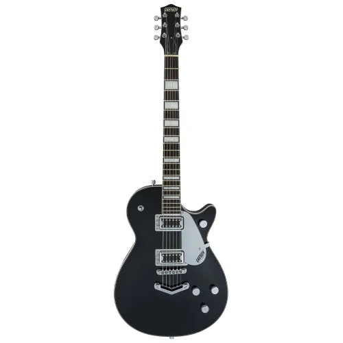 Gretsch G5220 Electromatic Jet Siyah Ceviz Klavye BroadTron Manyetikler V Stoptail Black Elektro Gitar