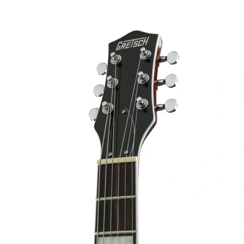 Gretsch G5220 Electromatic Jet Siyah Ceviz Klavye BroadTron Manyetikler V Stoptail Dark Cherry Metallic Elektro Gitar