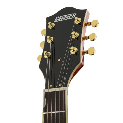 Gretsch G5655TG Electromatic Center Block Jr. Single-Cut Bigsby Altın Aksam Laurel Klavye Orange Stain Elektro Gitar