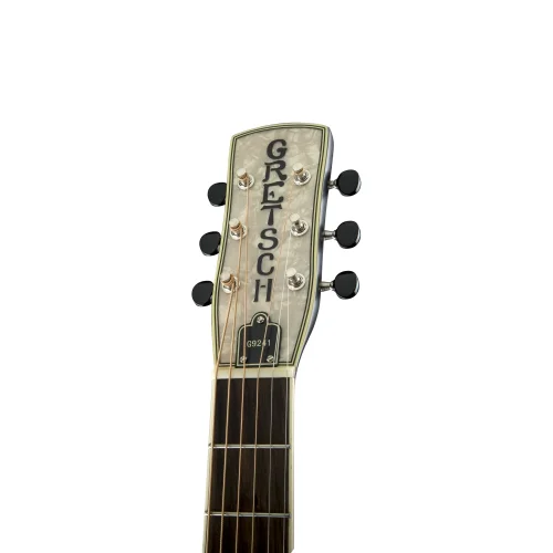 Gretsch G9241 Alligator Round Neck Maun Gövde Two-Color Sunburst Elektro Resonator Gitar