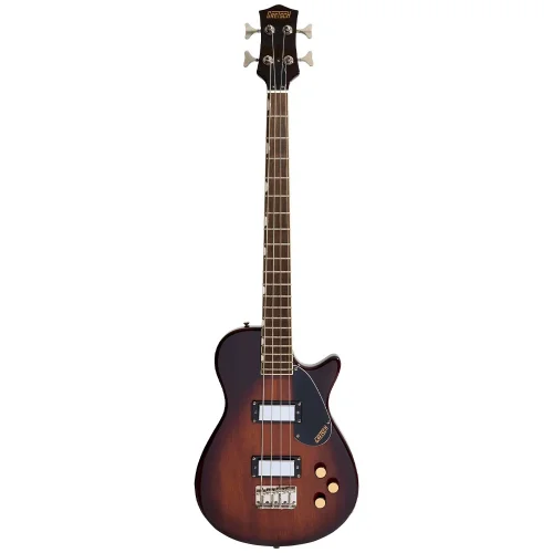 Gretsch Streamliner Jet Club Bass Single-Cut Laurel Klavye Havana Burst Bas Gitar