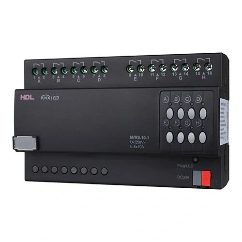 HDL M/R8.10.1 KNX 8 Kanallı 10A Yüksek Güçlü Anahtarlama Aktüatörü