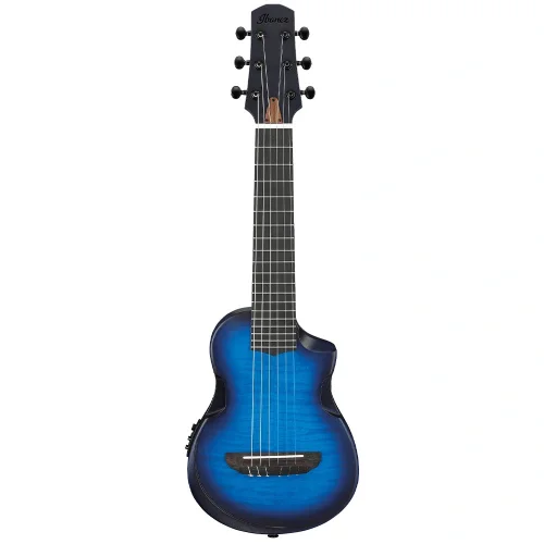 Ibanez AUP10FMNE-TBO Ukulele Serisi Mavi Elektro Akustik Gitar