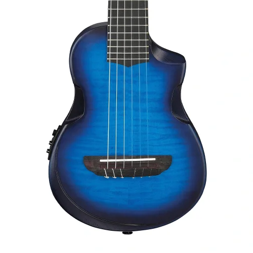 Ibanez AUP10FMNE-TBO Ukulele Serisi Mavi Elektro Akustik Gitar