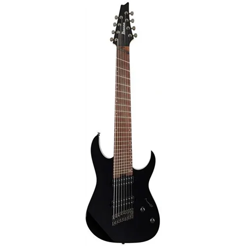IBANEZ RGMS8-BK RG Iron Label Siyah Elektro Gitar
