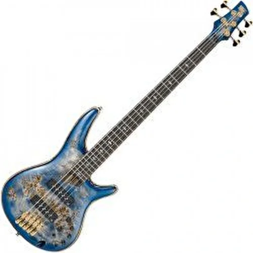 IBANEZ SR2605-CBB SR Premium Cerulean Blue Burst 5 Telli Elektro Bas Gitar (Case Dahil)
