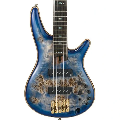IBANEZ SR2605-CBB SR Premium Cerulean Blue Burst 5 Telli Elektro Bas Gitar (Case Dahil)