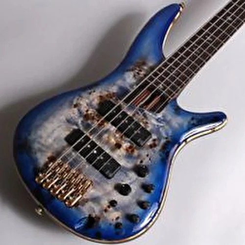IBANEZ SR2605-CBB SR Premium Cerulean Blue Burst 5 Telli Elektro Bas Gitar (Case Dahil)