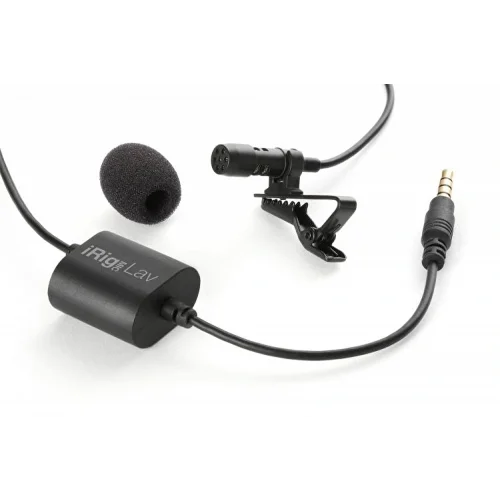 IK Multimedia iRig Mic Lav Lavalier / Lapel / Clip-On Mikrofon (iOS &  Android)