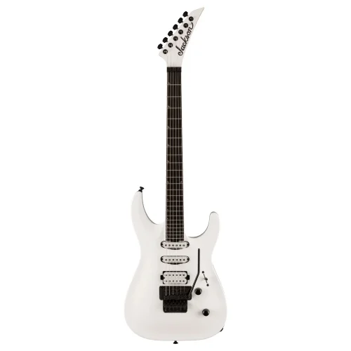 Jackson Pro Plus Serisi Soloist SLA3 Abanoz Klavye Snow White Elektro Gitar