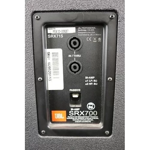 JBL SRX715 15 Bass Reflex Pasif Hoparlör 1600W/3200W prg/peak (2.EL)