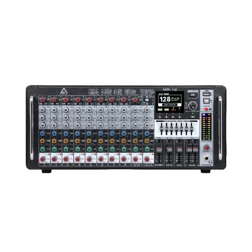 K.Meister MR-12 12 Kanal Analog Mikser, Blutooth, USB, 128 program efekt, 19 Rack mount