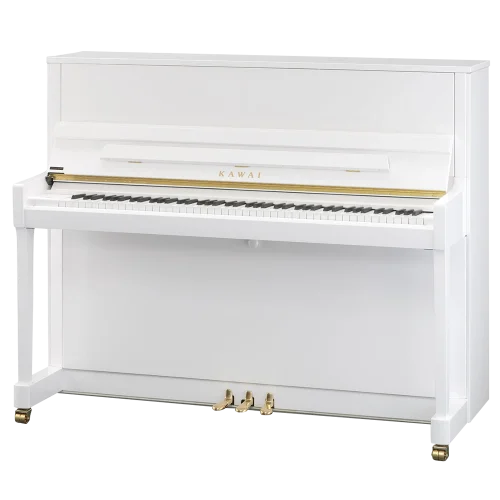 KAWAI K-300 WH/P  122 CM Parlak Beyaz Duvar Piyanosu