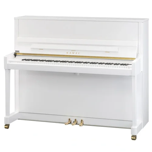 KAWAI K-300 WH/P Parlak Beyaz 122 CM Duvar Piyanosu - Japon Üretimi