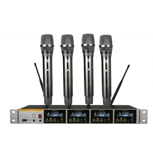 K.Meister UW-3430 4 EL Mikrofonlu Kablosuz Mikrofon Seti