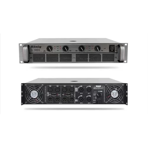 König AL-1600/S 4x300W 4 ohm Power Amplifier