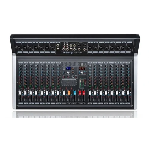 König Diamond KG-16FX 16 Kanal Efektli Ses Mikseri USB, Bluetooth, Kayıt
