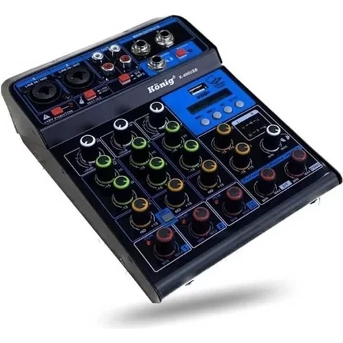 König K-400 USB 4 Kanal Dec mixer USB | Bluetooth