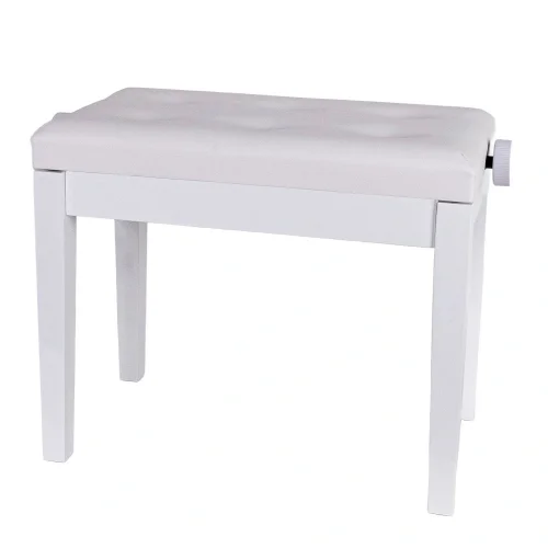 KOZMOS DX15-WH Ayarlı Piyano Taburesi - Beyaz