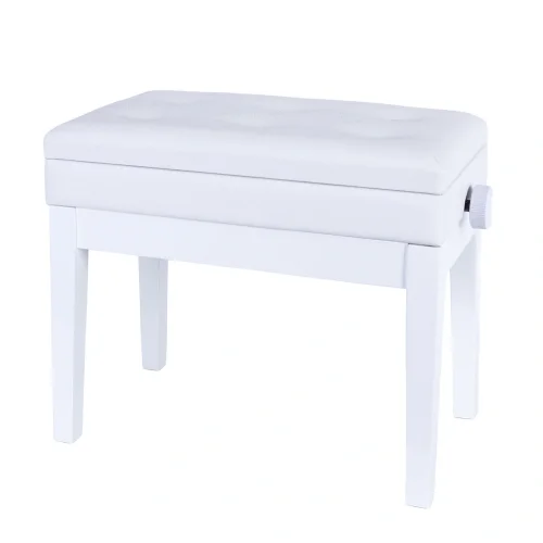 KOZMOS DX16-WH Ayarlı Piyano Taburesi - Sandıklı - Beyaz