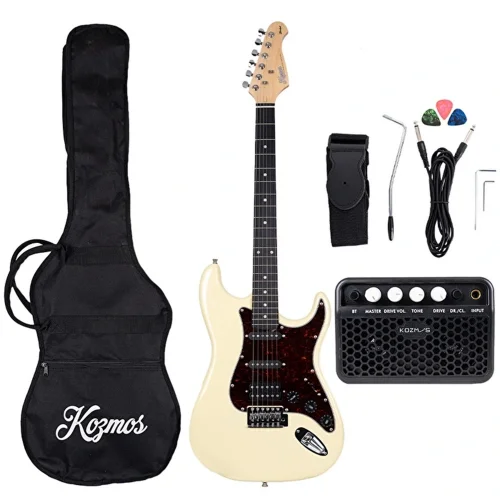 KOZMOS KGP-202HSS-VW Elektro Gitar Paketi (White)