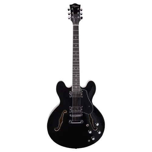Kozmos KHB-JZ1000-BK Hollow Body Siyah Elektro Gitar