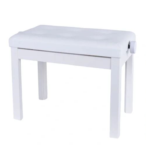 KOZMOS P-310-WH Ayarlı Piyano Taburesi - Beyaz