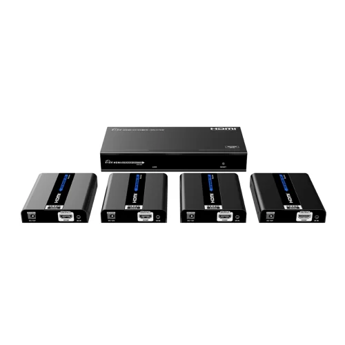 LENKENG LKV714Pro-V2.0 HDMI Splitter & Extender 1/4 30mt.ye kadar