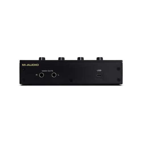 M-Audio M-Track Duo HD | 2 Kanal, 24-bit / 192khz, 2 Mikrofon / Enstrüman / Line girişli ses kartı