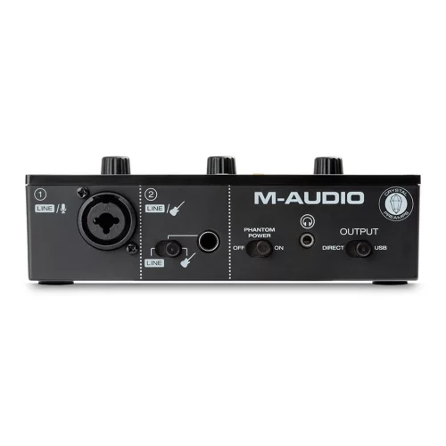 M-Audio M-Track Solo 2 Kanal, 48 khz, 1 Mikrofon giriş, Enstrüman girişli ses kartı