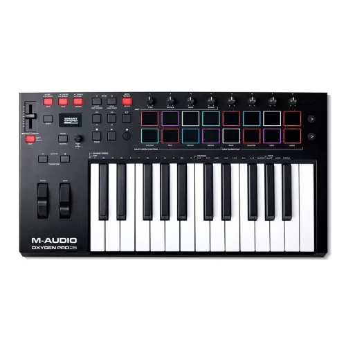 M-Audio Oxygen Pro 25 25 tuş, Yarı-ağır tuşe profesyonel USB/MIDI controller - Yeni nesil