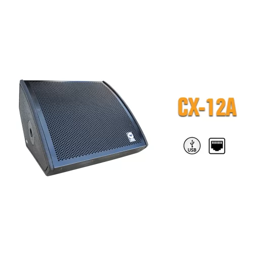 M-Voice CX-12A II 1X12INCH Coaxial 700W Aktif DSP Monitör Hoparlör