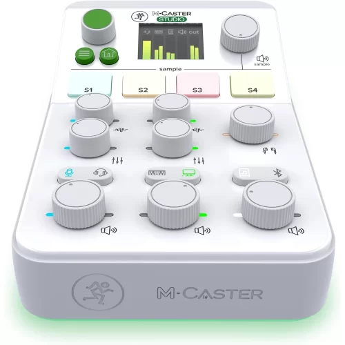 Mackie M-Caster Studio Portatif Canlı Yayın Mikseri (Beyaz)