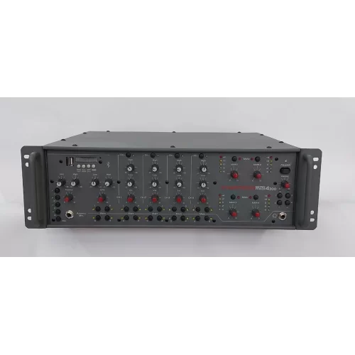 METEOR MATRIX POWER 4300T Mixer-Amplifier 4x300W/100V, EMC, 24V Control