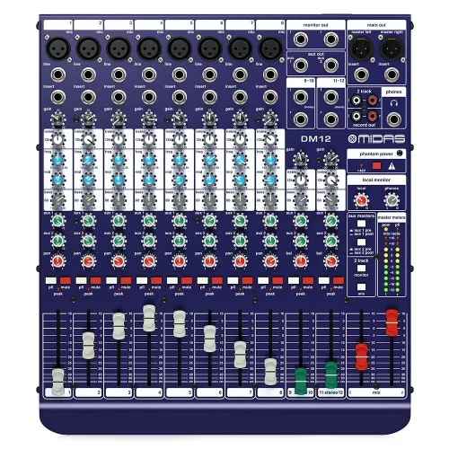 MIDAS DM12 12 Kanal Live & Stüdyo Mixer
