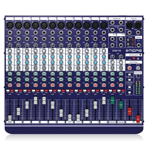 MIDAS DM16 16 Kanal Live & Stüdyo Mixer