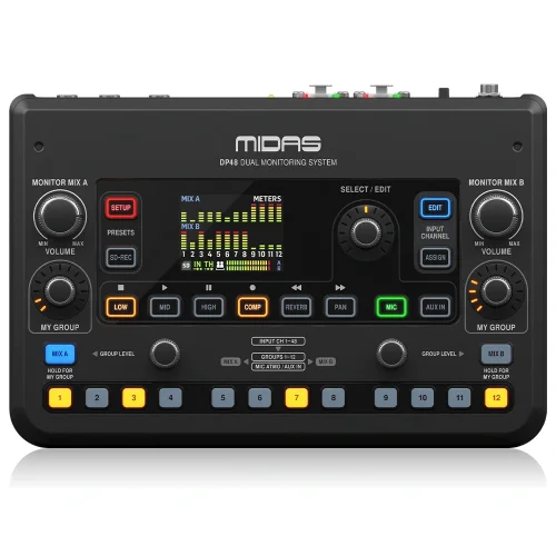 Midas DP48 48-Kanal Kişisel Monitör Mikseri