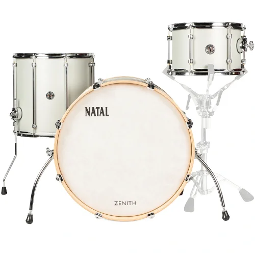 NATAL KZN-TR-SIS Zenith Silver Frost 3 Parça (22B/12T/16F) Akustik Davul Seti