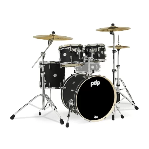 PDP Drums Concept Series 20 4 Parça Akustik Davul Seti (Mat Siyah)