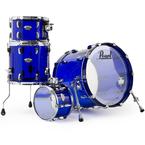PEARL CRB504P/C742 Crystal Beat Blue Sapphire 4 Parça (20B/10T/12T/14F) Akustik Davul Seti
