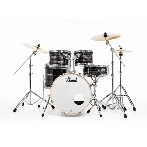 PEARL EXX705NBR/C779 Export EXX Metallic Amethyst Twist 5 Parça (20B/10T/12T/14F/14S) HWP-834 Aksam Setli ve Sabian SBR Zil Setli Akustik Davul Seti