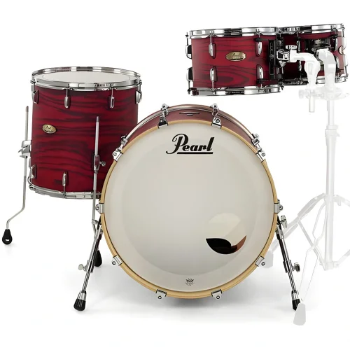 PEARL STS904XP/C847 - Session Studio Select Scarlet Ash 4 Parça (20B/10T/12T/14F) Akustik Davul Seti