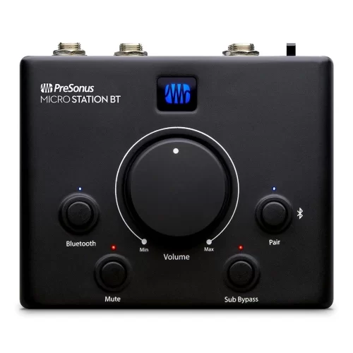 PreSonus MicroStation BT Bluetooth bağlantılı monitor kontroller