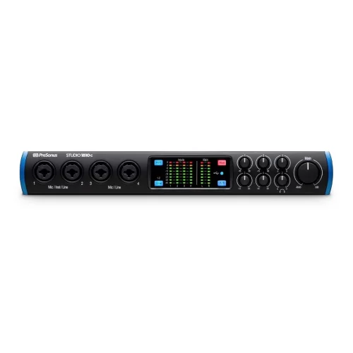 PreSonus Studio 1810c Yeni nesil 18 Giriş / 8 Çıkış, 4 mikrofon girişli USB-C ses kartı